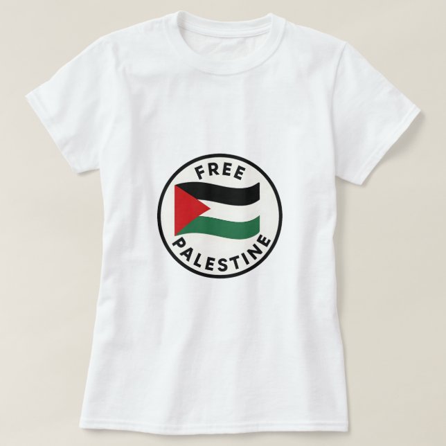 Freie Palästina T-Shirt (Design vorne)