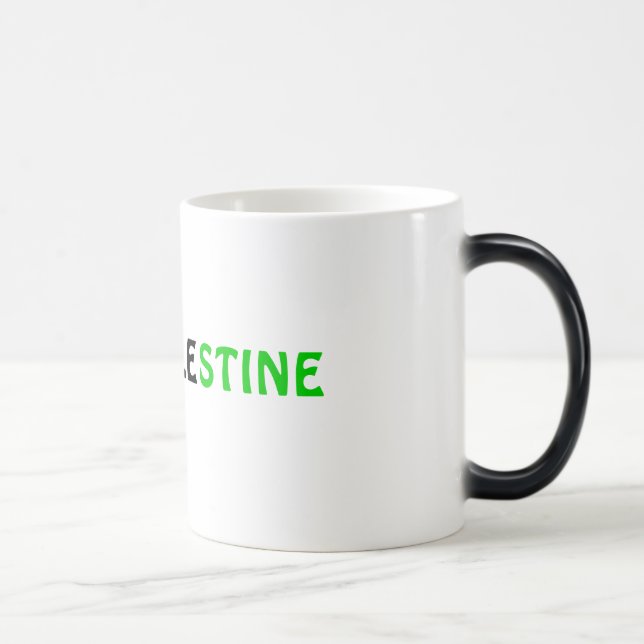 FREIE PALÄSTINA-Tasse Verwandlungstasse (Rechts)