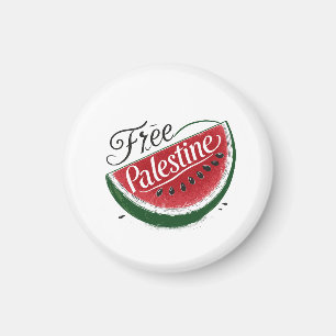 freie Palästina-Wassermelone Magnet