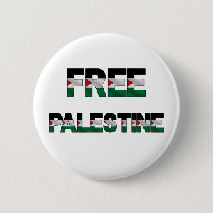 Freie Palästinafahnen Buchstaben Unity Pride Freih Button