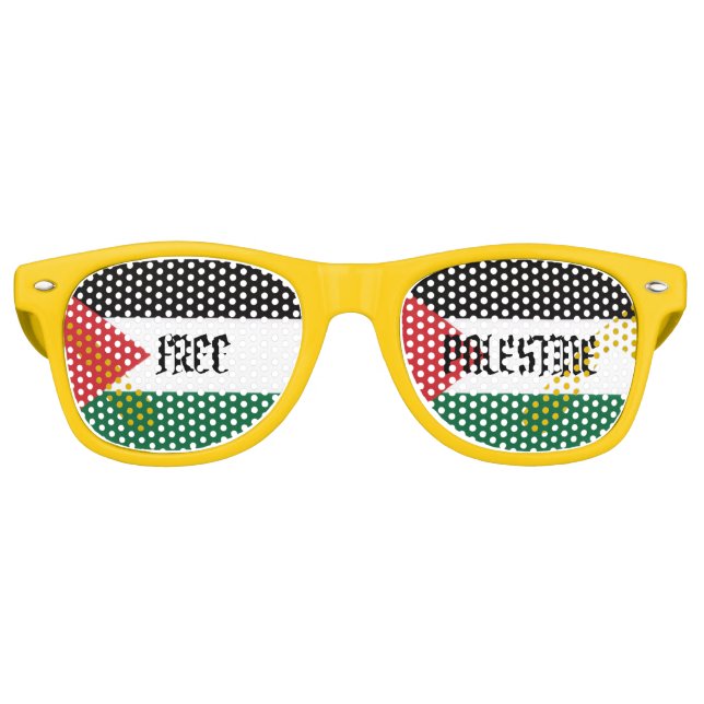Freie Palästinafahnen / Sonnenbrille (Vorderseite)