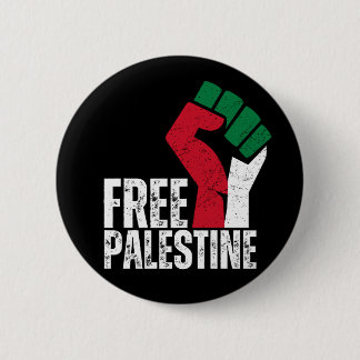 Freie palästinensische Flagge - Freiheit für Paläs Button