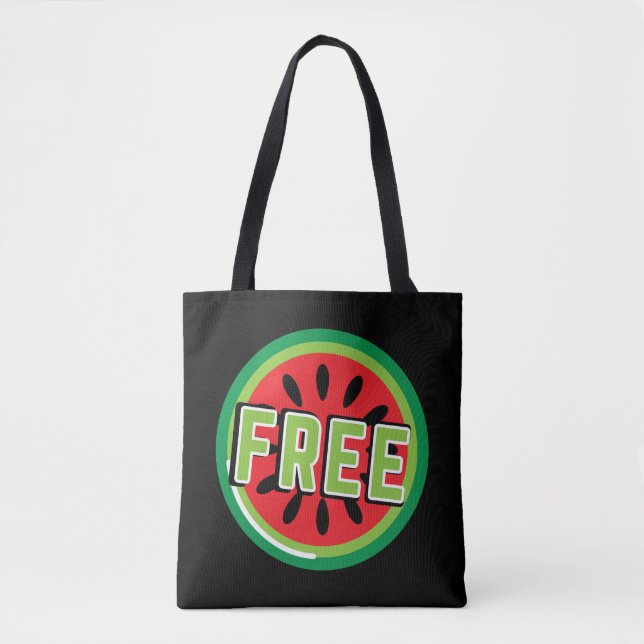 Freie palästinensische Wassermelone - Freiheit für Tasche (Vorderseite)