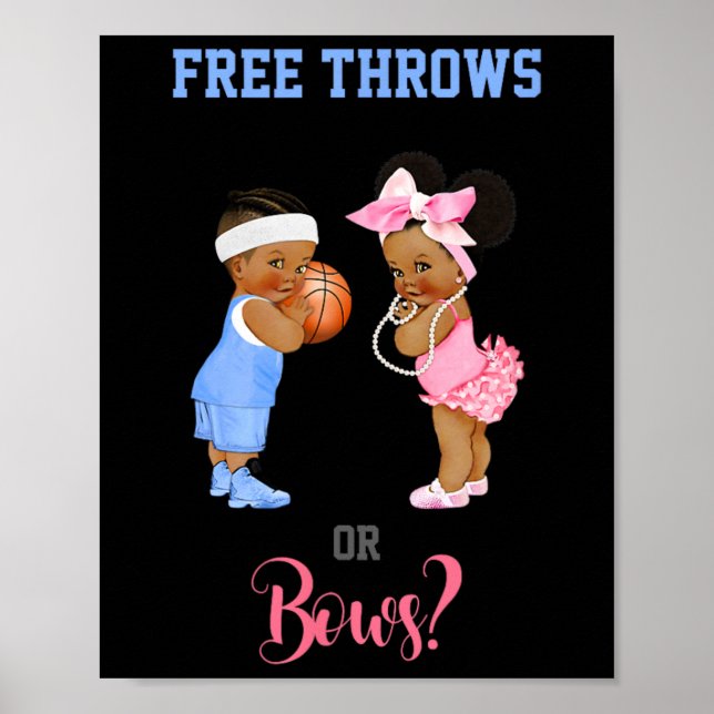 Freie Pfeile oder Bows Basketball Baby Poster (Vorne)