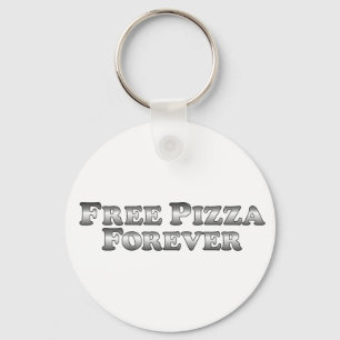 Freie Pizza für immer - grundlegend Schlüsselanhänger