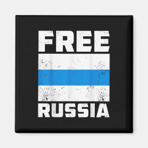 Freie Russland Neue russische Flagge Weißes blaues Magnet