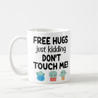 Freie Schläger, ein schönes Kakteen, Touch mich ni Kaffeetasse