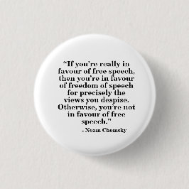 Freie Sprache-Abzeichen - Zitat 30 Button