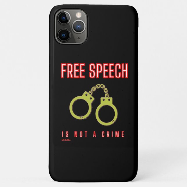 "FREIE SPRACHE IST KEIN VERBRECHEN" Case-Mate iPhone HÜLLE (Rückseite)