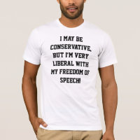Freie Sprache-Männer gemacht in USA-T - Shirt