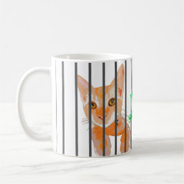 Freie Sweetie-Gefängnis-Kätzchen-Katzen-Tasse Kaffeetasse