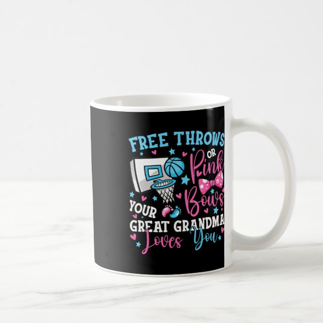 Freie Threads oder rosa Bows Große Oma Lieben Sie  Kaffeetasse (Rechts)