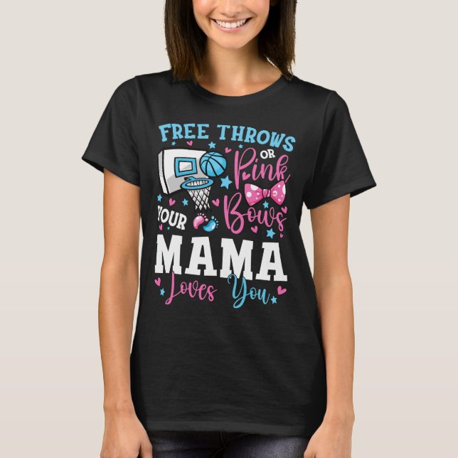 Freie Threads oder rosa Bows Mama Lieben, die Sie  T-Shirt (Vorderseite)