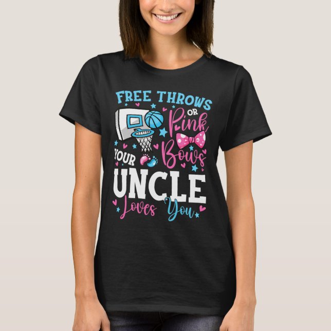 Freie Threads oder rosa Bows Onkel Lieben, die Sie T-Shirt (Vorderseite)