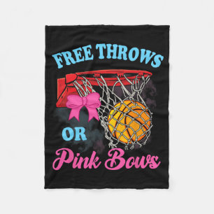 Freie Threads oder rosa Bows Schwangerschaft Pink Fleecedecke