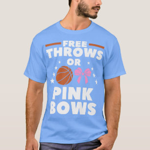 Freie Throws oder rosa Bows Geschlecht zeigen Schw T-Shirt