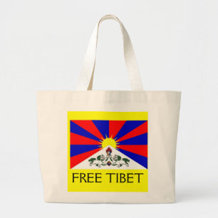 FREIE TIBET-Klassiker-Tasche Jumbo Stoffbeutel