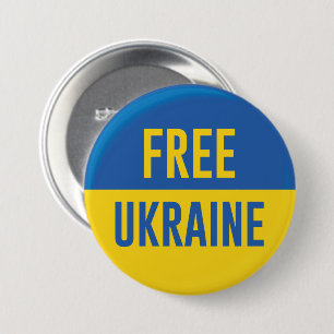 Freie Ukraine Button