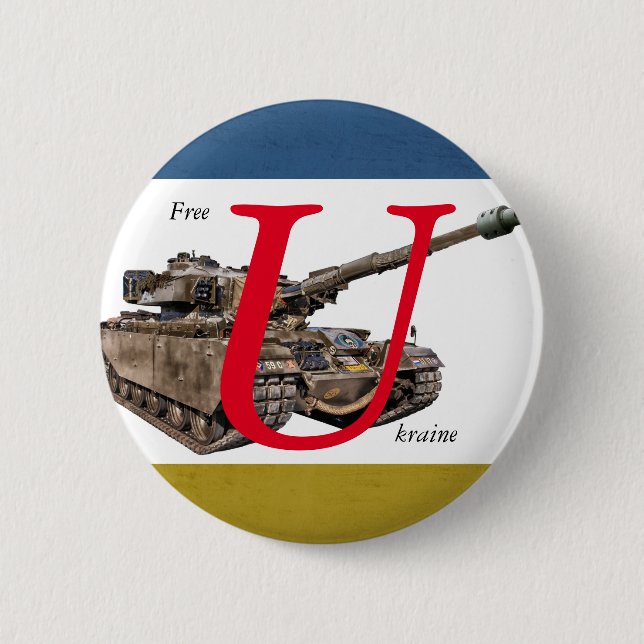 Freie Ukraine Button (Vorderseite)
