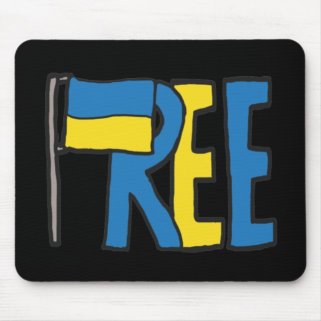 Freie Ukraine Mousepad (Vorne)