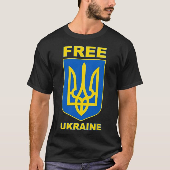 Freie Ukraine Ukranisch T-Shirt (Vorderseite)