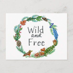 Freie und freie Postkarte