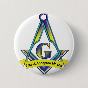 Freie und geltende Maurer Button