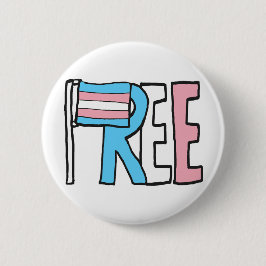 Freie Verkehrsrechte-Flagge Button