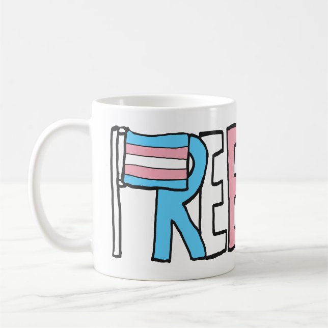 Freie Verkehrsrechte-Flagge Kaffeetasse (Links)