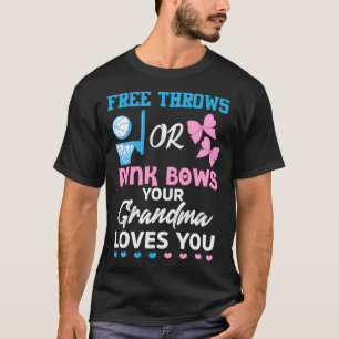 freie Würfe oder rosa Bögen Oma-Lieben, die Sie Ge T-Shirt