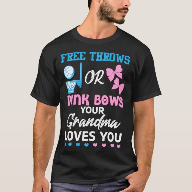 freie Würfe oder rosa Bögen Oma-Lieben, die Sie Ge T-Shirt (Vorderseite)