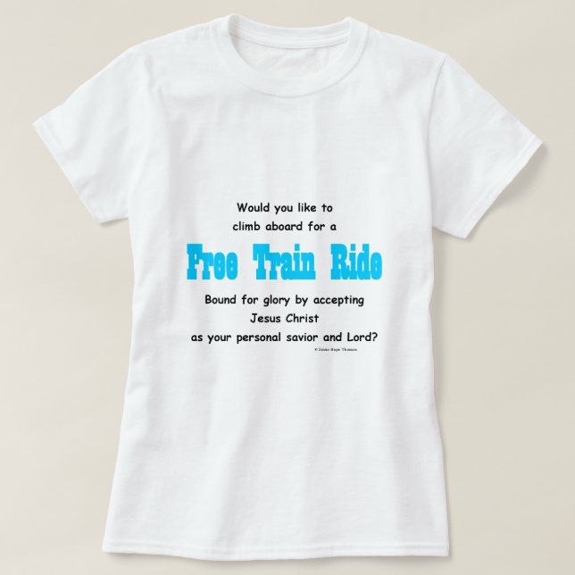 freie Zugfahrt T-Shirt (Design vorne)