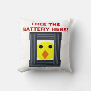 Freien Sie den Batteriehühner-Kissen Kissen