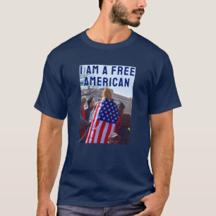 Freier amerikanischer (dunkler) T - Shirt