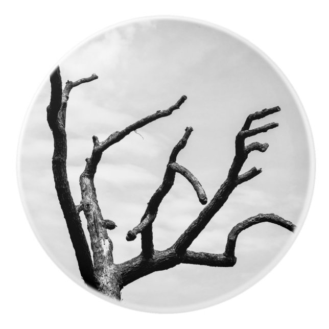 freier Baum Keramikknauf (Vorderseite)