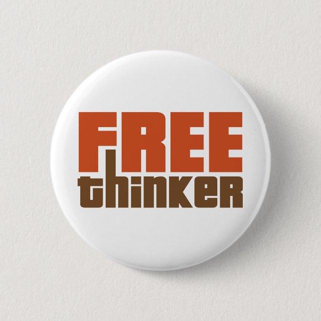 Freier Denker Button (Vorderseite)