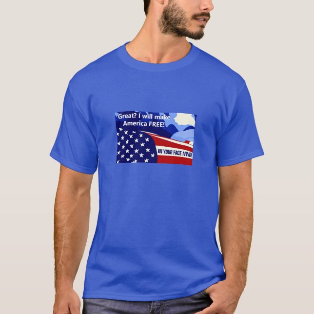 Freier (dunkler) T - Shirt (Vorderseite)
