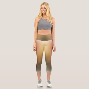 freier Farbverlauf auf kleinen Yoga-Leggings Capri Leggings
