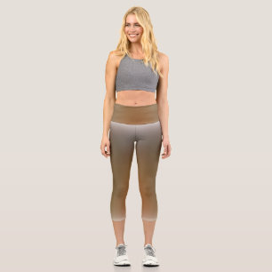freier Farbverlauf auf kleiner Yoga-Leggings Capri Leggings