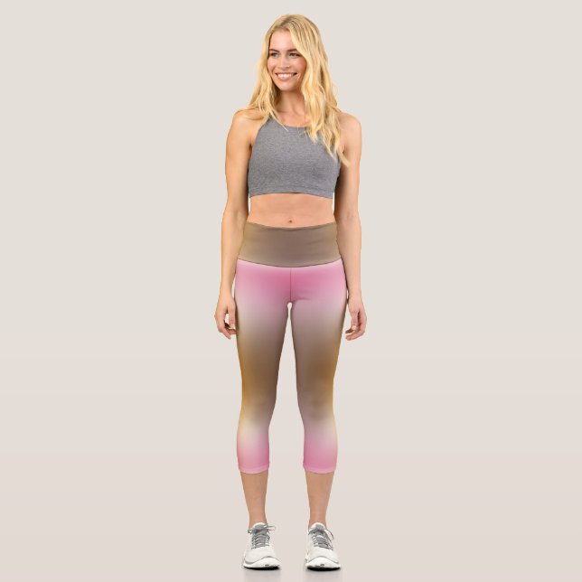 freier Farbverlauf auf mittlerer Legging (Vorderseite)