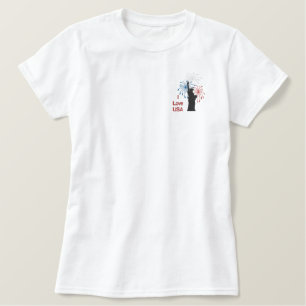 Freier Feuerwerkskörper - Anpassen Besticktes T-Shirt