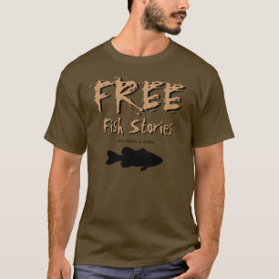 Freier Fisch-Geschichten-T - Shirt