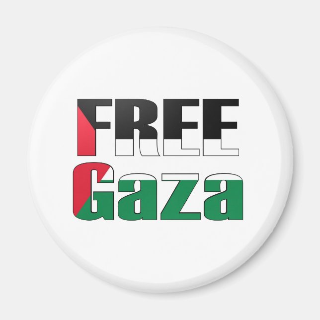 Freier Gaza Magnet (Vorne)