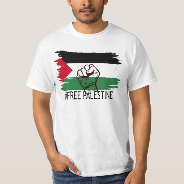 Freier Gaza-Streifen, rett Palästina T-Shirt (Vorderseite)