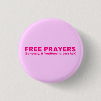Freier Gebets-Knopf Button