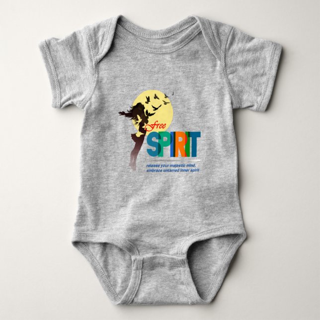 Freier Geist | Baby Strampler (Vorderseite)