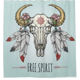 Freier Geist Duschvorhang