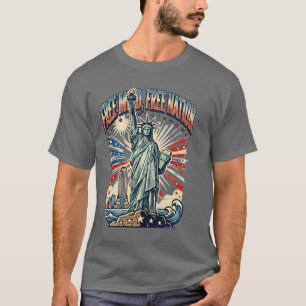 Freier Geist Freie Nation Design T-Shirt