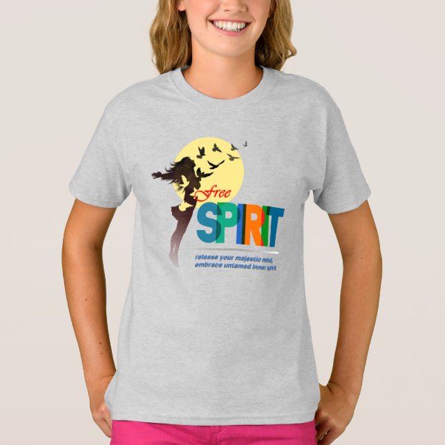 Freier Geist | Kinder T-Shirt (Vorderseite)