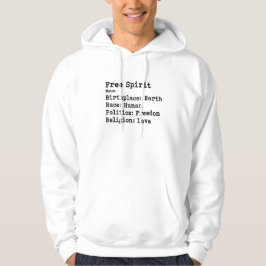Freier Geist: Lichtfarbene Hoodies